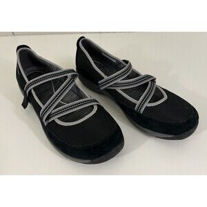 Dansko Betty Maryjane Black Leather Low Heels EU 40 US 9-9.5 Comfort Sporty